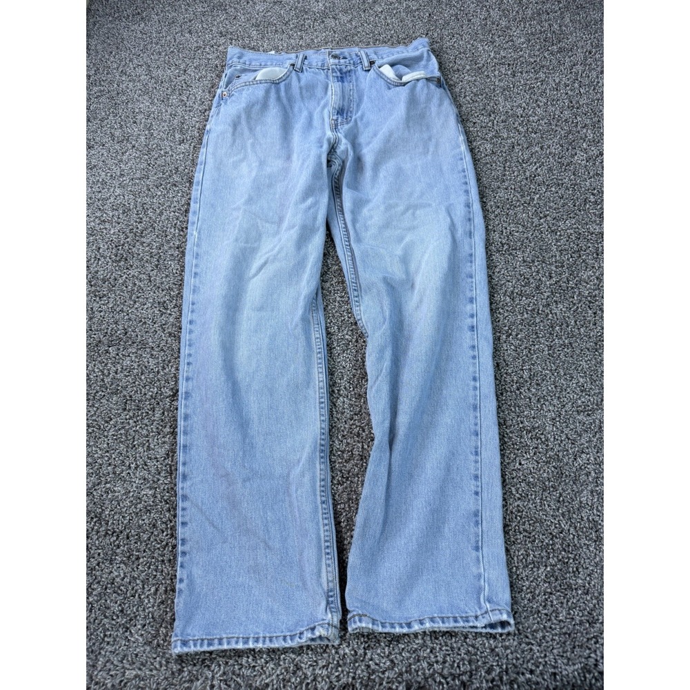 Vintage Y2K Levi's 505 Regular Fit Straight Jeans Men's Size 32X32 Blue